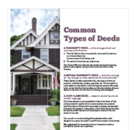 Common Types of Deeds