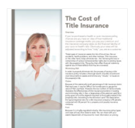 The Cost of Title Insurance