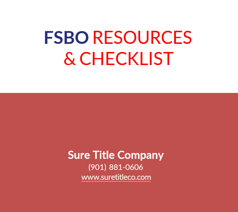 fsbo resources and checklist